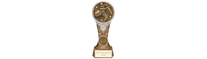 IKON BATSMAN CRICKET AWARD - 4 SIZES - 150MM - 225MM IKON BATSMAN CRICKET AWARD - 4 SIZES - 150MM - 225MM